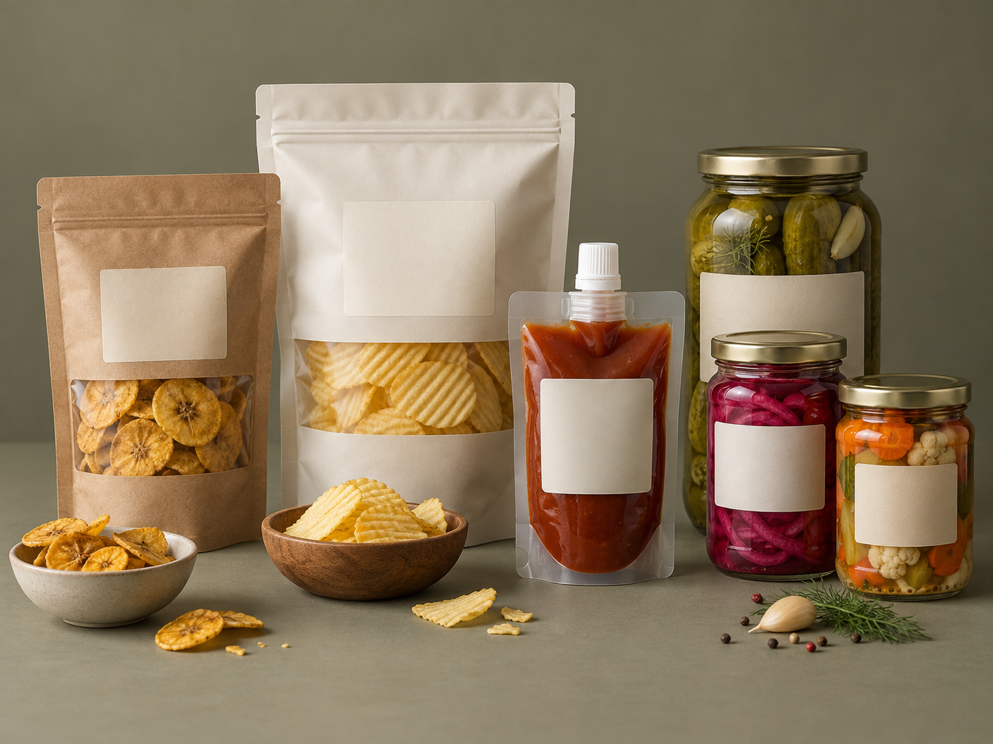 Snacks, Sauces & Pickles
