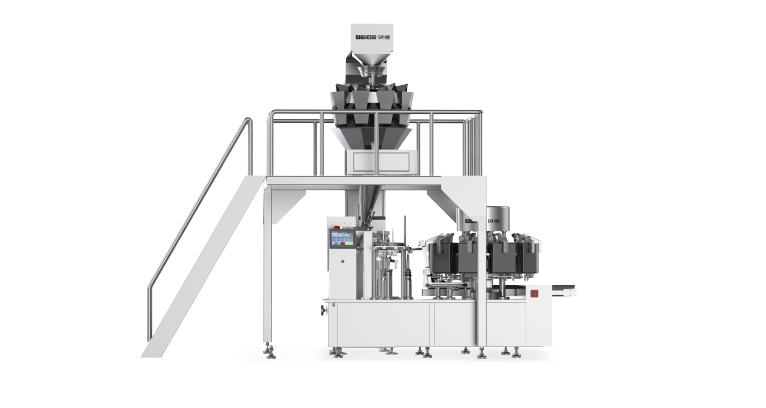 Premade pouch vacuum packaging machine